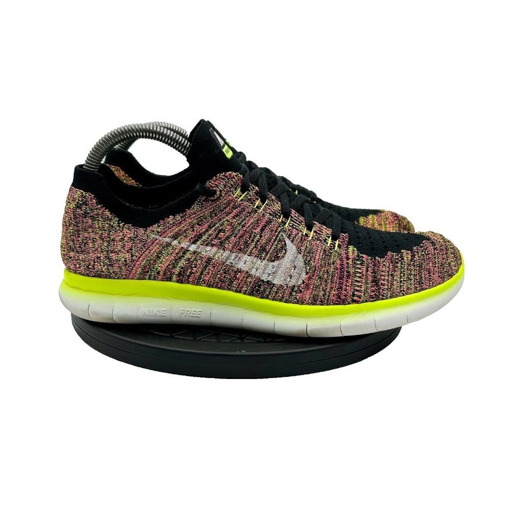 Nike Free RN Flyknit Women's Size 9 Running Shoes Multicolor